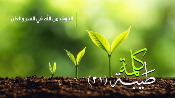كلمة طيبة - الحلقة 21 || الخوف من الله في السر والعلن